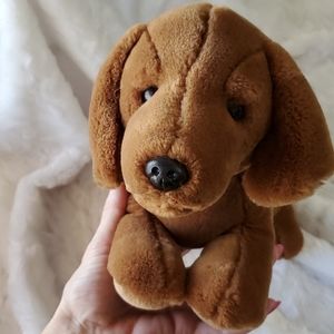 TY  Dachshund Like a Beanie Baby 'Weenie' Plush Dog READ Below